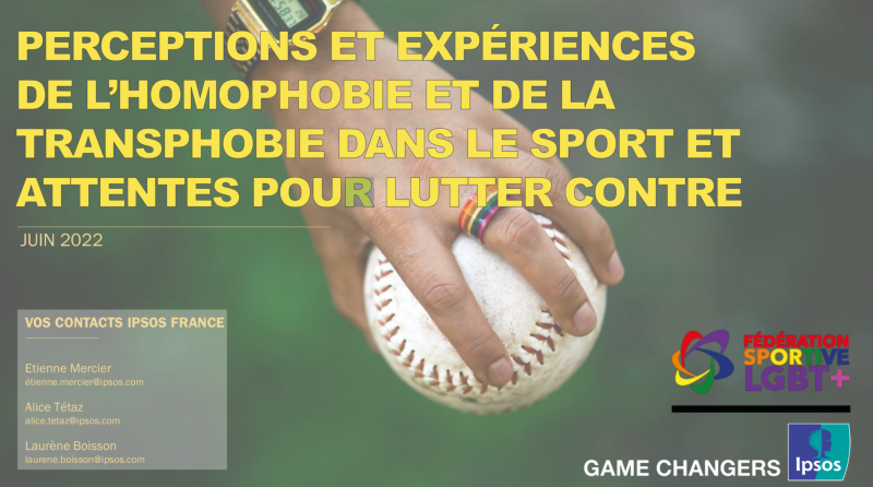 Perceptions et expériences de l'homophobie et de la transphobie dans le sport et attentes pour lutter contre