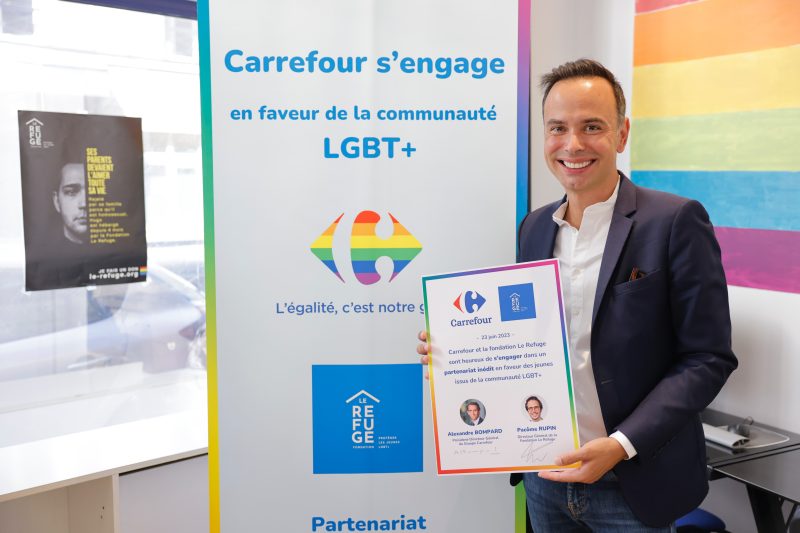 Carrefour se place aux côtés de la Fondation le Refuge